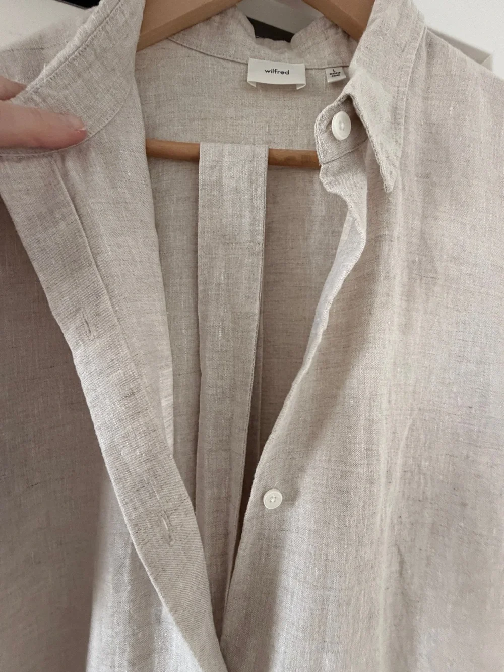 Aritzia Wilfred Eleta Linen Mini Dress - Picture 5 of 8